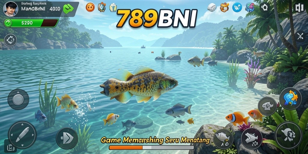 Tangkapan ikan besar dalam gameplay seru 789BNI.
