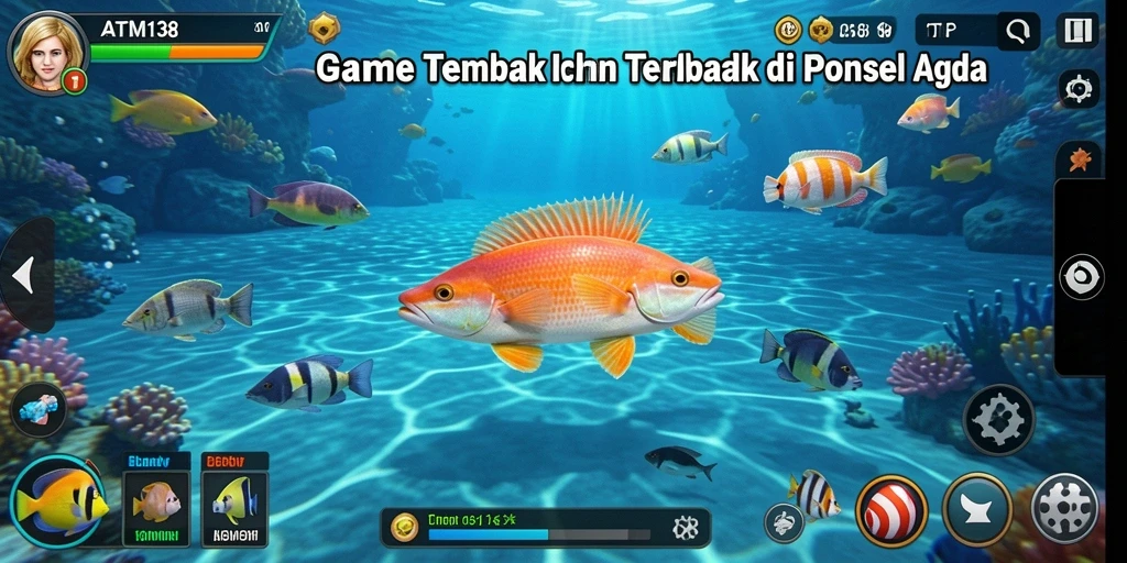 Tampilan gameplay menarik dari ATM138 saat menangkap ikan.