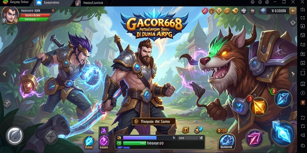 Menampilkan gameplay seru di dunia ARPG yang menawan.