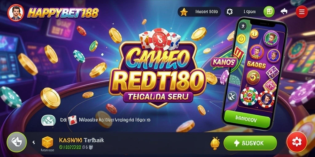 Tampilan gameplay Kasino yang menarik di HAPPYBET188.