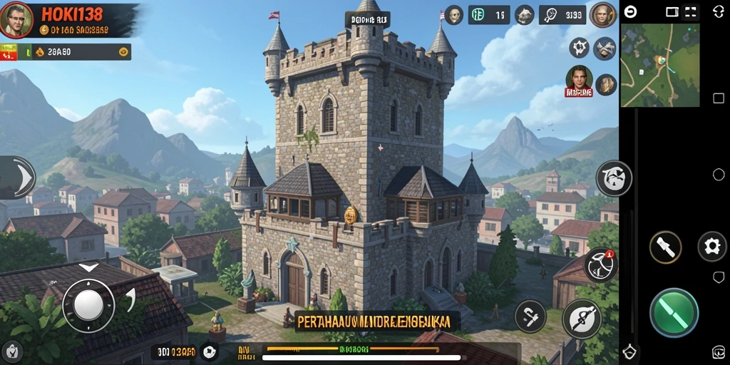 Screenshot gameplay Tower Defense yang menampilkan pertarungan menegangkan.