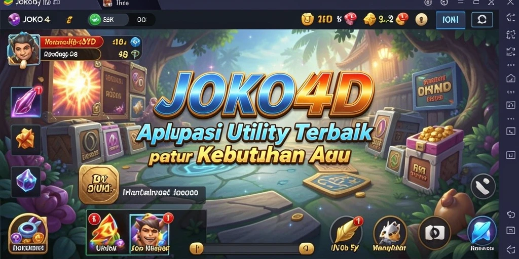 Tampilan antarmuka utama JOKO4D yang menarik dan fungsional.