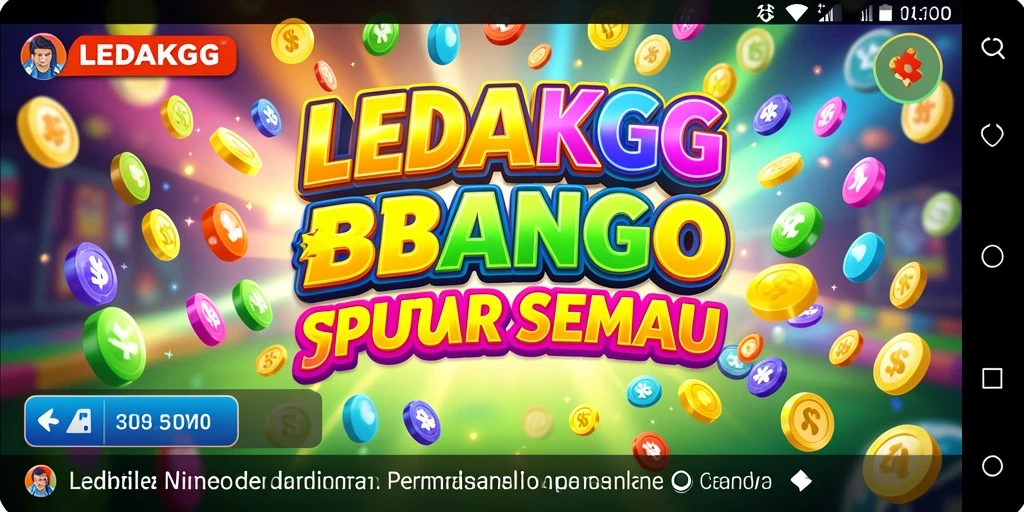 Tampilan gameplay seru dari LEDAKGG Bingo.