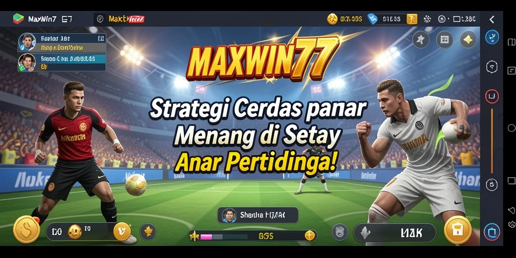 Tampilan gameplay menegangkan dan mendebarkan dari MAXWIN77.