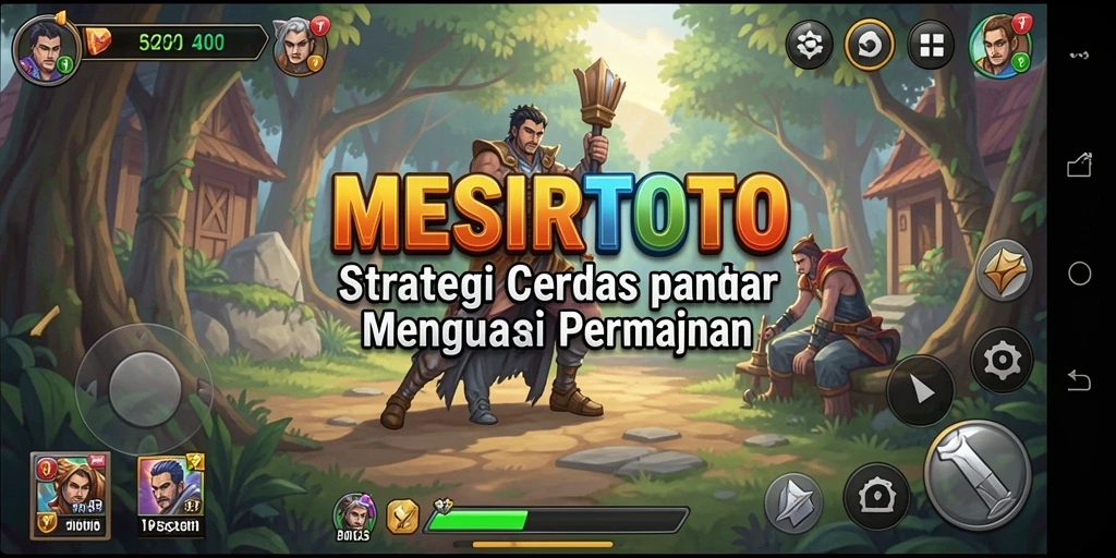 Tangkapan layar MESIRTOTO menampilkan intensitas gameplay strategi yang menarik.