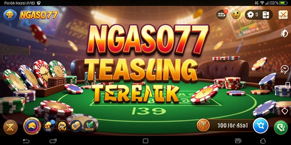 Screenshot gameplay NGASO77 menampilkan suasana kasino yang menakjubkan.