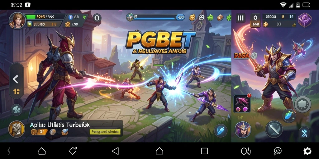 Tampilan utama PGBET dengan berbagai fitur utilitas yang terintegrasi.