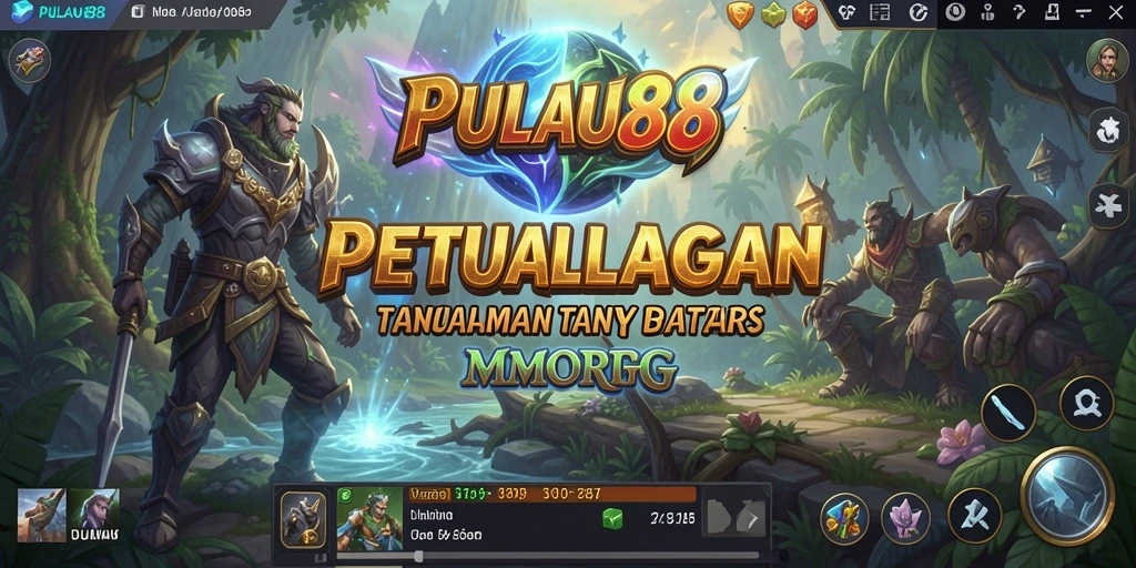 Tampilan gameplay PULAU88 dengan aksi seru dan dunia yang indah.