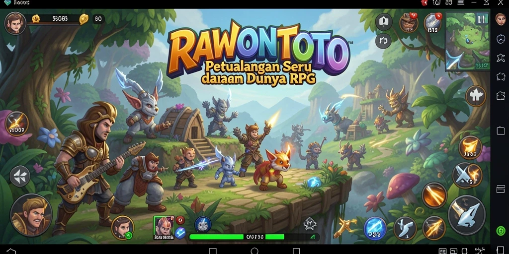 Tangkapan layar gameplay RAWONTOTO yang seru dan penuh aksi.