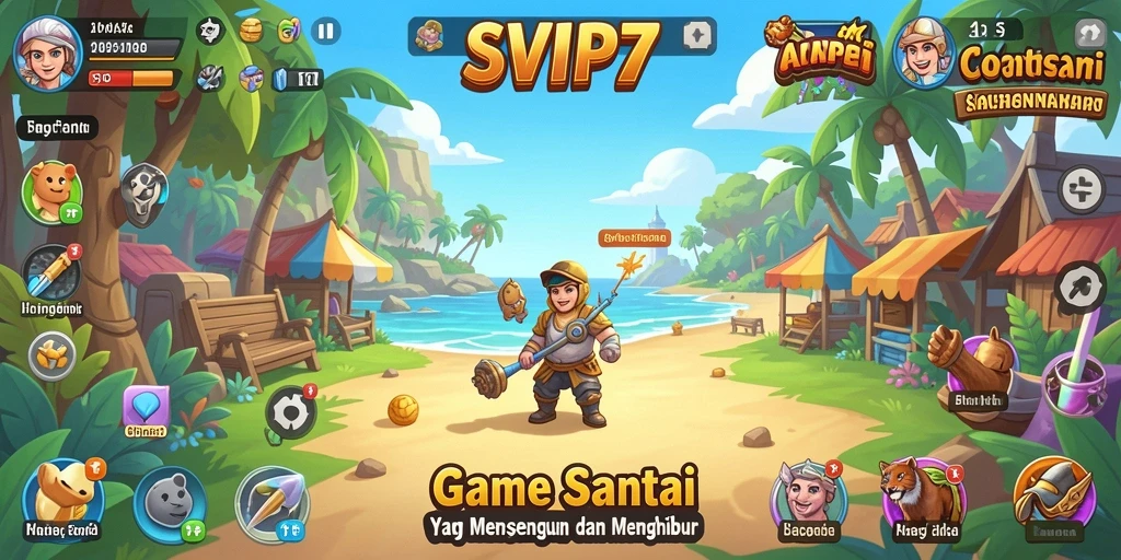 Screenshot menunjukkan gameplay santai dan seru dari SVIP7.